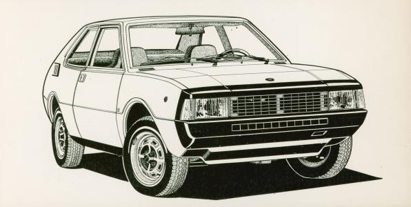 Seat 1200 Sport - Outline tegning