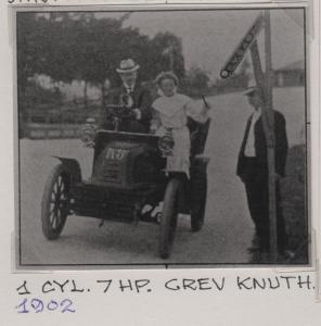 Grev Knuth på sin Clement